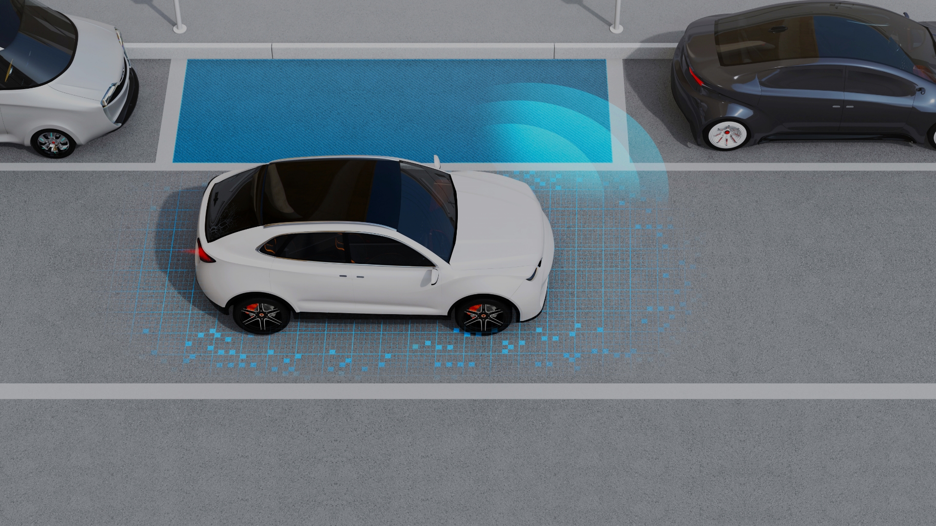 Visual image of Automated Parking Control Unit title